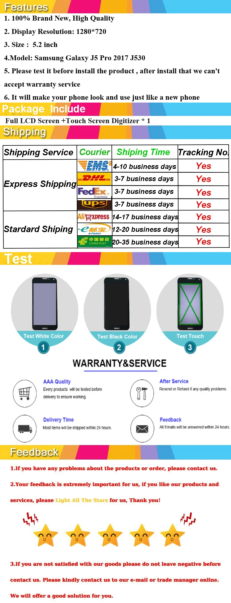 Для Samsung Galaxy J5 Pro J530 SM-J530G/DS SM-J530F/DS J530S J530K J530L J530FM J530YM ЖК-дисплей Дисплей сенсорный экран планшета Стекло