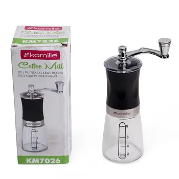 

Coffee Grinder manual ø6. 5*18.5 cm mechanical Kamille, kml-7026