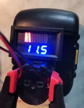 Indicador de nivel de carga de batería de coche, medidor de capacidad de batería de litio de 12V, 24V, 36V, 48V, 60V, 72V, pantalla LED, voltímetro