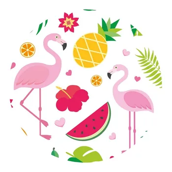 

Drip-proof Bottle Pouring Disk Koala Flamingo (4 pcs) Plastic