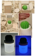 280ML Air Humidifier Soft LED Light Cactus Ultrasonic Aroma Essential Oil Diffuser 