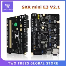 Duas árvores skr mini e3 v2.1 32bit placa de controle com tmc2209 uart driver peças impressora 3d mergulho skr v1.3 e3 para creality ender 3