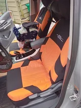 Car-Seat-Covers-Set AUTOYOUTH Tire-Track-Detail Universal Brand Fit with Styling Embroidery
