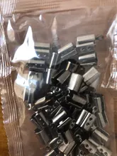 50-100 unids/lote 3MM 5MM plegable sin cerrar abierto crimpado termina de cordón de cuero final consejos cierres cierre para la fabricación de la joyería