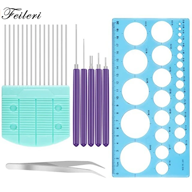 DIY Paper Quilling Tools Slotted Kit Quilling Needle Pen Curling Paper  Cardmaking Project Tools Set for Beginner - AliExpress