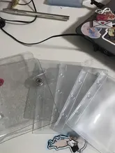 MINKYS Kawaii brillante Mini Bling bolsillo 3 Ring Binder diario cuaderno diario del programa DIY libro de fotos coreano papelería de la escuela