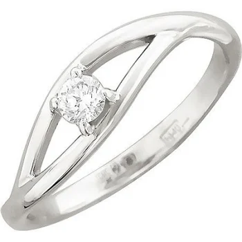

Esthete ring with white gold diamond
