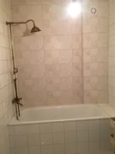 Shower-Faucet-Set Handshower Wall-Mount Brass Bathroom Rozin Antique Tap Dual-Handle