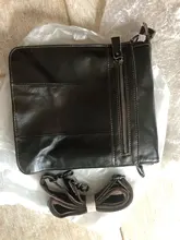 Bolso cruzado informal de cuero genuino para hombre, bandolera de hombro de piel de vaca a la moda, Diseño de Bolso