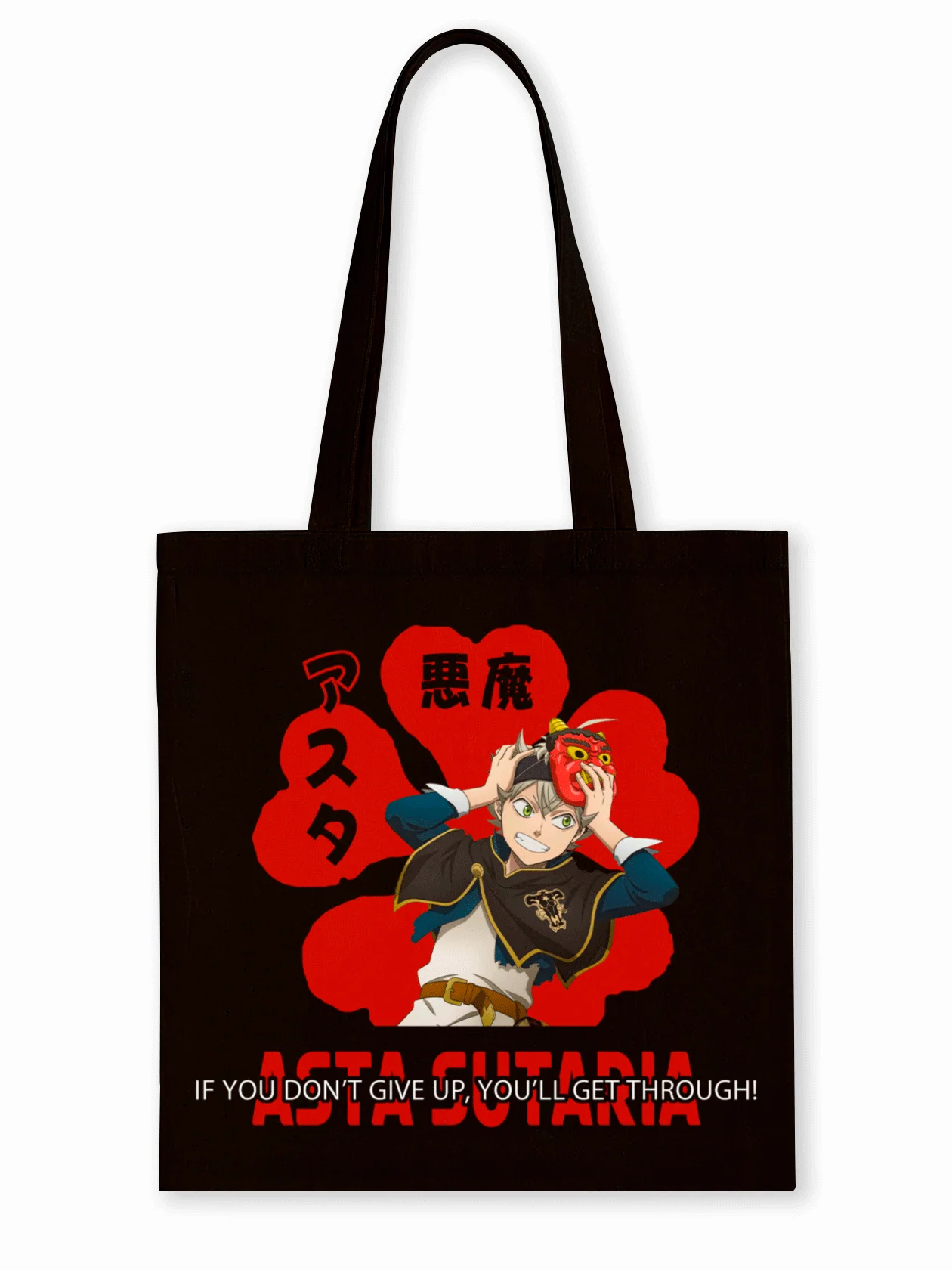 Рисунок 3 - Шоппер с принтом аниме Черный клевер