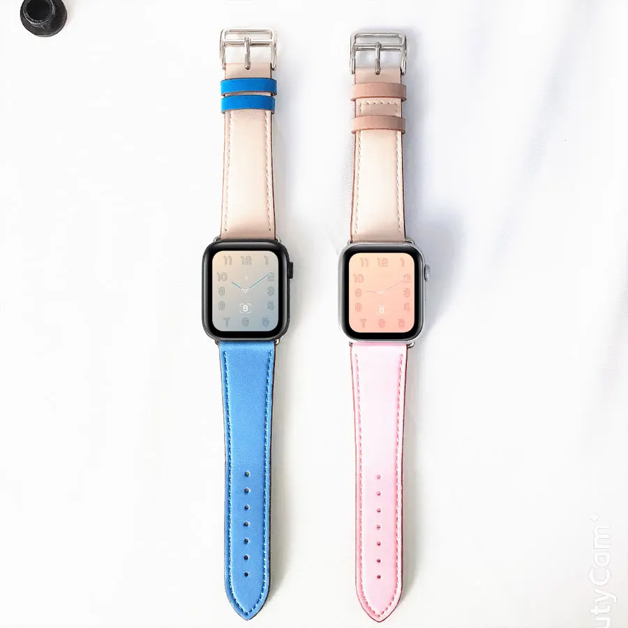 Ремешок EIMO для apple watch Band из натуральной кожи apple watch 4 3 38 мм iwatch band 42 мм 44 мм 40 мм одиночный походный браслет ремешок для часов