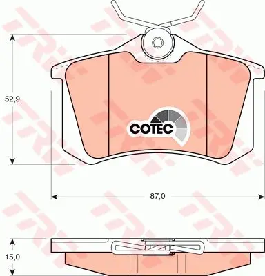 Колодки тормозные AUDI A4/A6/RENAULT SCENIC/VW GOLF 2/3/PASSAT з