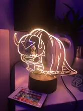 Nightlight 3d-Lamp Room-Decor Appa-Figure Legend-Of-Aang Avatar Kids Child Airbender