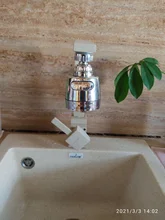 Kitchen Faucet Nozzle Sprayer Shower WATER-ROTATABLE-FILTER Stainless-Steel Splash-Proof