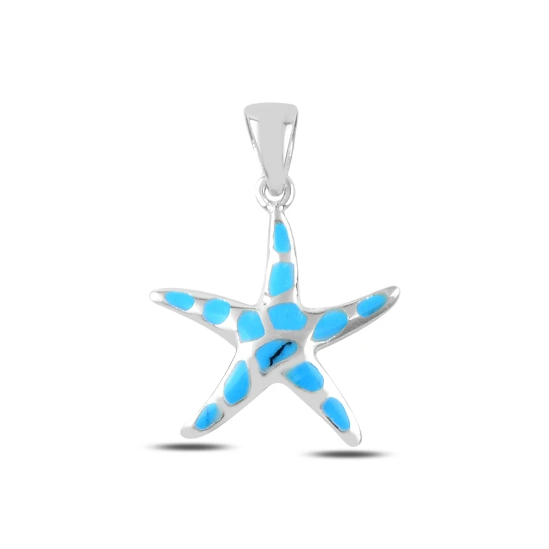 

Armagano Turquoise Stone Sea Star Pendant