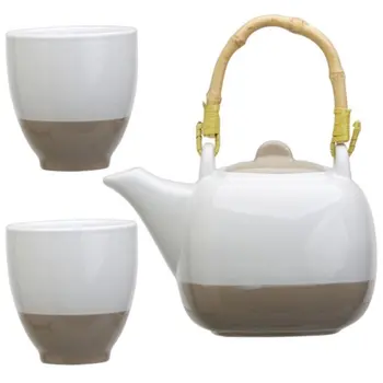 

Teapot INFUSION with 2 glasses 550ML CERAM CMP PARIS
