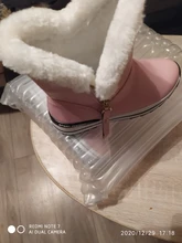 Ankle-Boots Plush Girls Boys Winter Flat Zipper ISSIENA Down with PU Snow Snow