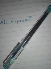 Alta calidad 10 color transparente de gran capacidad tinta lapicero de Gel para estudiante de la Escuela de papelería de oficina bien bolígrafo nuevo