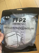 Mascarilla facial FFP2 KN95 con filtración, máscara respiradora, protectora de la boca, antigripal