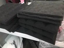 Espuma acústica de estudio insonorizada Panel de tratamiento de absorción de sonido piramidal, esponja protectora de azulejos, 4/8/12/24 Uds., 250x250x50mm, 7 colores