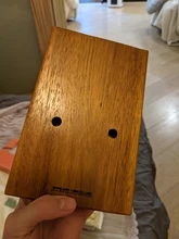 Bag Book Tune-Hammer Gecko Kalimba Thumb Instruction Koa Musical-Gift Aiersi 17-Keys