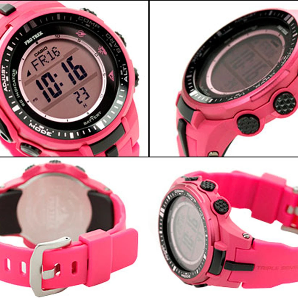 Наручные часы Casio PRW-3000-4B мужские цифровые