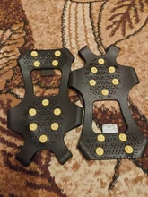 Cubrezapatos antideslizantes para exterior, 10 tacos, Universal, para nieve, escalada, Camping, tallas S, M, L y XL