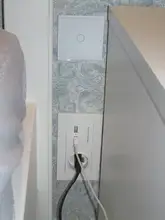 Livolo – Interruptor táctil sin panel de cristal para pared. VL-C701, Base de pulsador táctil estándar europeo, CA 220-250V