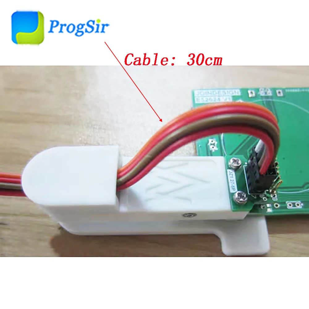Однорядный 1,27 мм 6 PIN DIY IC Программируемый Зажим с 11,811 дюймовым кабелем с пружинным штифтом