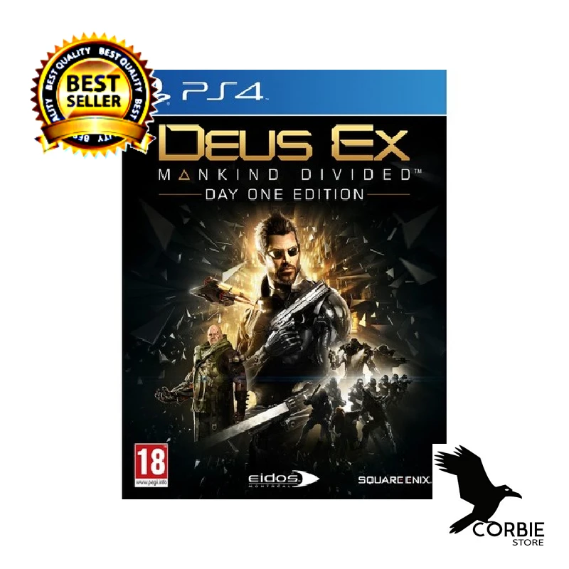 Deus Ex: ludzkość podzielona dzień jedna edycja Ps4 gra oryginalna gra Playstatian 4