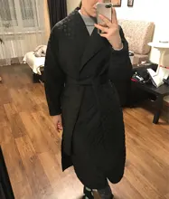 Winter Coat Parkas Long-Jacket Thin Toppies Autumn Womens Plaid Argyle Belt Double-Breasted-Belt