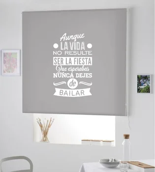 

Blind Iroa roll with phrase/Don't let dancing! ROLLER BLINDS TRANSLUCENT! (GRAY 100X175)