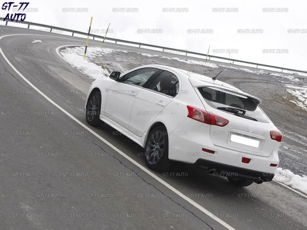 Спойлер на крышку багажника для Mitsubishi Lancer X Sportback 2003-2009 saber внешний материал ABS пластик Стайлинг тюнинг pad