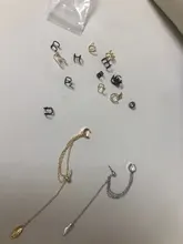 7 Uds. De pendientes de Clip para la oreja, sin perforación, con hojas de estrella dorada, para mujeres, accesorios de joyería para el cartílago falso Simple