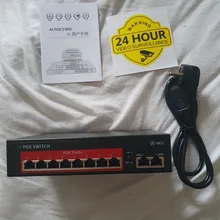 Techage 4CH 8CH 52V conmutador POE de red 10/100Mbps IEEE 802,3 af/a sobre Ethernet cámara IP inalámbrico/AP/sistema de cámaras de CCTV