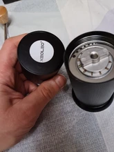 XEOLEO-molinillo de Café Manual de aluminio, 50MM, amoladora de rebaba de acero inoxidable, máquina café cónica