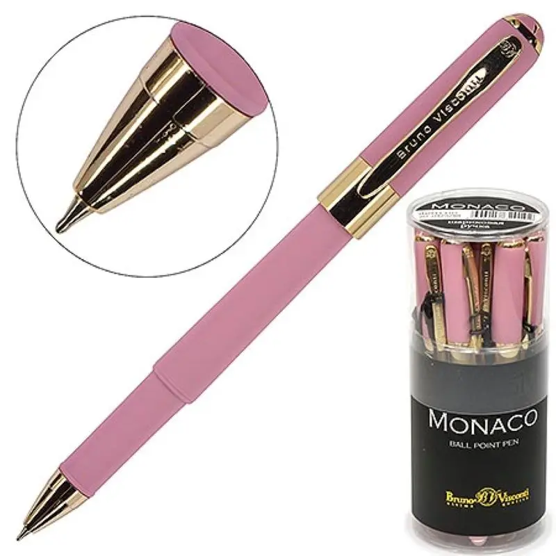 Ballpoint pen Bruno Visconti Monaco Blue 0 5mm | Канцтовары для офиса и дома