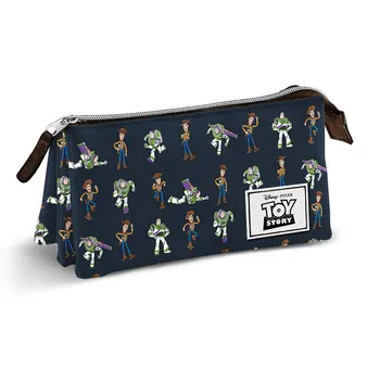 

TOY STORY Case portatodo triple with 3 compartments, closing with zipper and lining interior