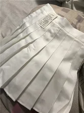 QRWR-faldas de estilo Kawaii para mujer, faldas plisadas de cintura alta, estilo coreano, 2021