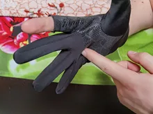 Guantes de conducción de seda de hielo para Golf, guantes de pesca de dos dedos, antideslizantes, de alta elasticidad, protección ultravioleta