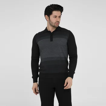 

Buratti Polo Collar Sweater MALE SWEATER 4540005