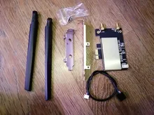 Wifi-Card-Adapter Antenna PCIE NGFF Dual-Band Bluetooth Converter Network-Card Desktop