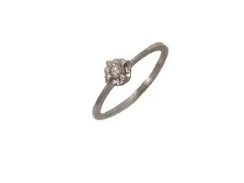 

Solitaire ring white gold with brilliant-cut diamond