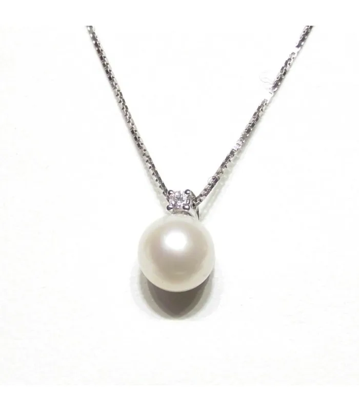 DAVITE& DELUCCHI чокер золото 18KT яркий жемчуг AKOYA 7,5 мм BB9830