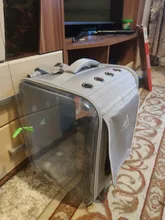 Bolsa de transporte portátil para perros y gatos, cápsula espacial transpirable, bolsa de viaje para astronauta, mochila transparente para mascotas pequeñas para exteriores