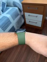 Correa de silicona para Apple Watch, correa elástica de 44mm, 40mm, 38mm, 42mm, Serie 6, 5, 4, 3, SE, 42