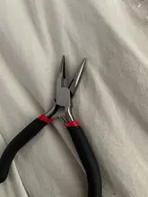 Herramientas y equipos de joyería de alta calidad, Alicates de punta plana de 12cm de largo, plato de Pince para bisutería, herramientas de fabricación de joyas