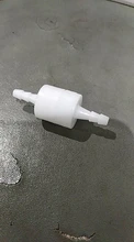 1PCS 4mm Plastic One Way Inline Check Valve Fuel Gas Liquid Water White