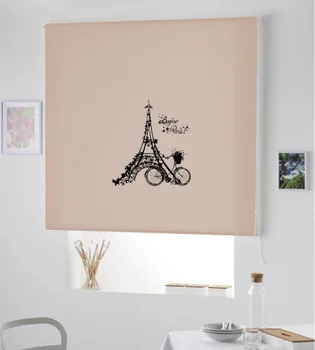 

Blind Iroa roll with drawing/Paris in Bicycle ROLLER BLINDS TRANSLUCENT! (LAND 100X175)