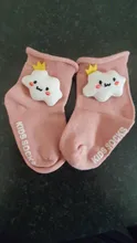 Calcetines de los niños de dibujos animados lindo muñecas bebé calcetines niñas Calcetines antideslizantes boca floja puro calcetines para niños de algodón